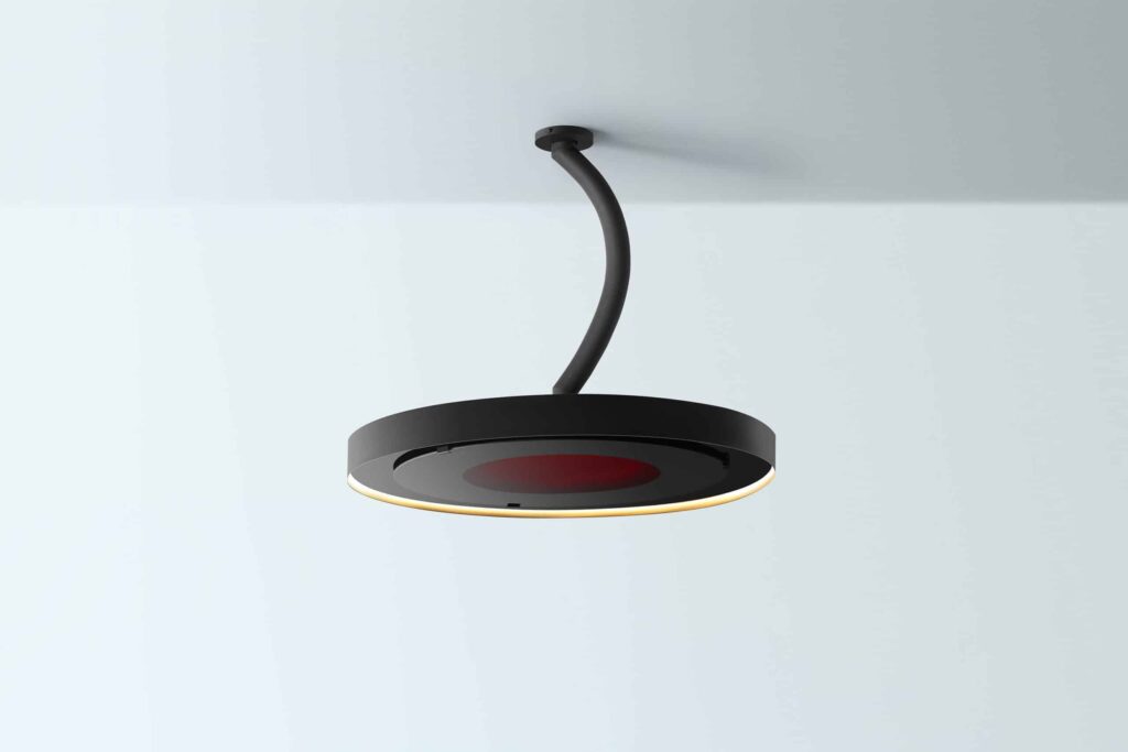 Riscaldatore elettrico per esterni Bromice Eclipse Smart-Heat Palo curvo