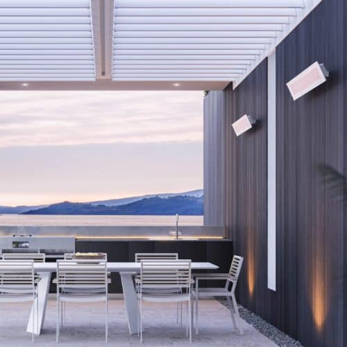 Outdoor Heating Solutions - Bromic Platinum Electric Wall Mounted in White