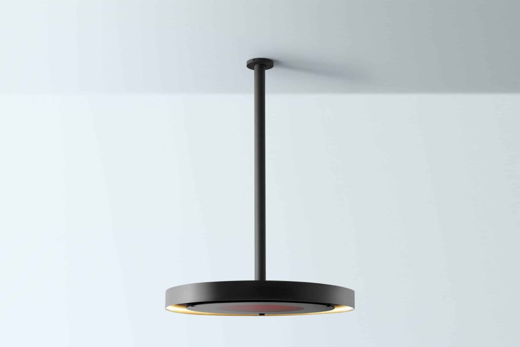 Riscaldatore elettrico per esterni Bromice Eclipse Smart-Heat a palo lungo